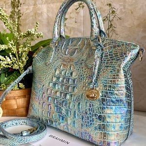 ❄️BEAUTIFUL! IRIDESCENT❄️WONDERLAND DUXBURY BRAHMIN SATCHEL